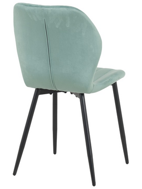 Καρέκλα Jelour Pakoworld Βελούδο σε Φυστικί Απόχρωση 46.5x60x84εκ