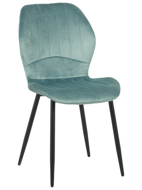 Καρέκλα Jelour Pakoworld Βελούδο σε Φυστικί Απόχρωση 46.5x60x84εκ