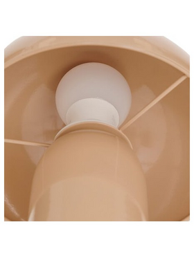 Επιτραπέζιο Φωτιστικό Mushi Pakoworld Μέταλλο Μπεζ Φ20x24,5εκ