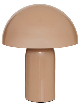 Επιτραπέζιο Φωτιστικό Mushi Pakoworld Μέταλλο Μπεζ Φ20x24,5εκ