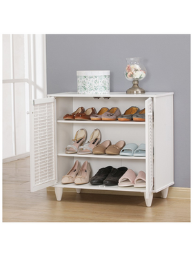 Παπουτσοθήκη-Ντουλάπι Ronan Pakoworld σε Λευκή Απόχρωση 70.5x35x66εκ