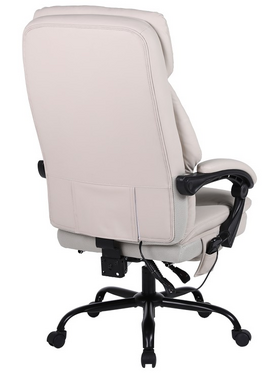 Καρέκλα Γραφείου Διευθυντή Sedici Pakoworld με Μηχανισμό Massage- pu Μπεζ-Εκρού 72x63x115-123εκ