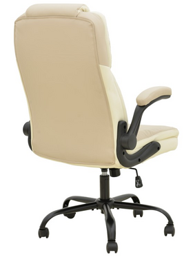 Καρέκλα Γραφείου Διευθυντή Stellar Pakoworld pu σε Μπεζ-Εκρού Απόχρωση 70x77x110-119εκ