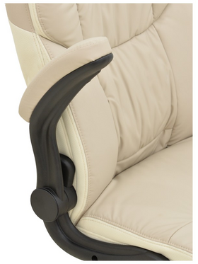 Καρέκλα Γραφείου Διευθυντή Stellar Pakoworld pu σε Μπεζ-Εκρού Απόχρωση 70x77x110-119εκ