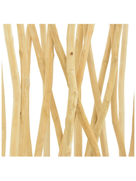 Διακοσμητικό Δαπέδου Jati Pakoworld Teak Ξύλο σε Φυσική Απόχρωση 60x20x190εκ