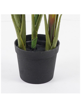 Διακοσμητικό Φυτό σε Γλάστρα Cycas Inart Πράσινο Φ55x80εκ