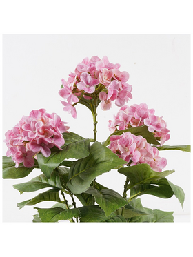 Διακοσμητικό Φυτό σε Γλάστρα Hydrangea Inart ροζ Φ35x50εκ