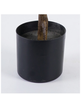 Διακοσμητικό Φυτό σε Γλάστρα Ficus Lyrata Inart Πράσινο Φ70x130εκ