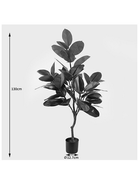 Διακοσμητικό Φυτό σε Γλάστρα Ficus Lyrata Inart Πράσινο Φ70x130εκ