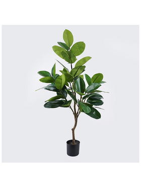 Διακοσμητικό Φυτό σε Γλάστρα Ficus Lyrata Inart Πράσινο Φ70x130εκ