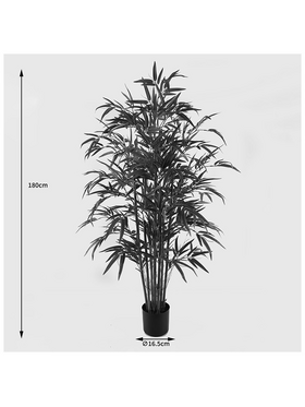 Διακοσμητικό Φυτό σε Γλάστρα Rhapis Palm Inart Πράσινο Φ80x180εκ