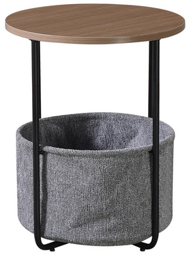 Βοηθητικό Τραπέζι Fredami Pakoworld Sonoma Φ40x50εκ