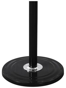 Καλόγερος Keleste Pakoworld Μέταλλο σε Μαύρη Απόχρωση Φ37x175εκ