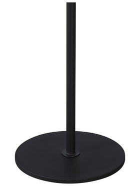 Καλόγερος Lelom Pakoworld Μέταλλο σε Μαύρη Απόχρωση Φ30x170εκ