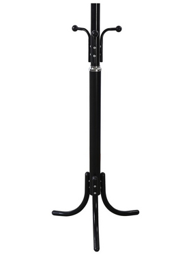 Καλόγερος Mendora Pakoworld Μέταλλο σε Μαύρη Απόχρωση 40x40x180εκ