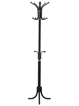 Καλόγερος Mendora Pakoworld Μέταλλο σε Μαύρη Απόχρωση 40x40x180εκ