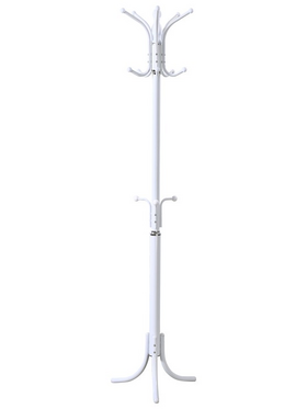 Καλόγερος Mendora Pakoworld Μέταλλο σε Λευκή Απόχρωση 40x40x180εκ