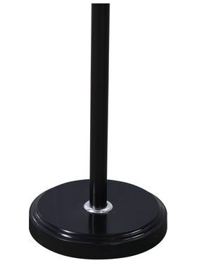 Καλόγερος Serea Pakoworld Μέταλλο σε Μαύρη-Φυσική Απόχρωση Φ30x175εκ