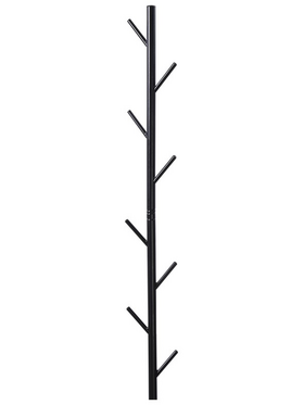 Καλόγερος Tebera Pakoworld Μέταλλο σε Μαύρη Απόχρωση Φ30x170εκ