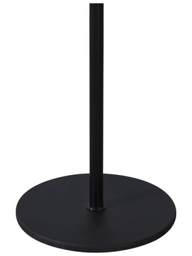 Καλόγερος Tebera Pakoworld Μέταλλο σε Μαύρη Απόχρωση Φ30x170εκ