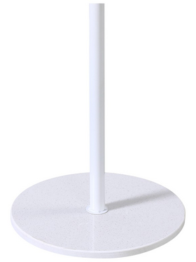 Καλόγερος Tebera Pakoworld Μέταλλο σε Λευκή Απόχρωση Φ30x170εκ