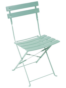 Καρέκλα Bistro Pakoworld Μεταλλική Αναδιπλούμενη σε Μέντα Απόχρωση 42x46x82εκ