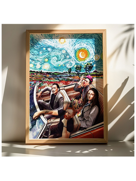 Πίνακας Heavento Pakoworld με Ψηφιακή Εκτύπωση και Πλαίσιο 33x1.5x48εκ