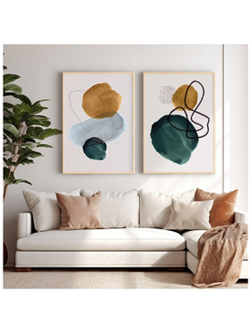 Πίνακας Cerzen Pakoworld Δίπτυχος με Ψηφιακή Εκτύπωση και Πλαίσιο 33x1.5x48εκ