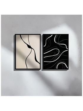 Πίνακας Bennez i Pakoworld Δίπτυχος με Ψηφιακή Εκτύπωση και Πλαίσιο 33x1.5x48εκ