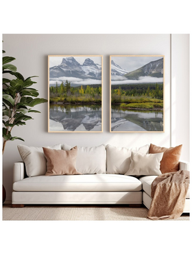 Πίνακας Leron Pakoworld Δίπτυχος με Ψηφιακή Εκτύπωση και Πλαίσιο 33x1.5x48εκ