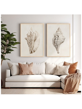 Πίνακας Hanzel Pakoworld Δίπτυχος με Ψηφιακή Εκτύπωση και Πλαίσιο 33x1.5x48εκ