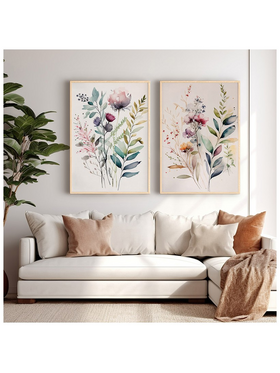 Πίνακας Jeremy Pakoworld Δίπτυχος με Ψηφιακή Εκτύπωση και Πλαίσιο 33x1.5x48εκ