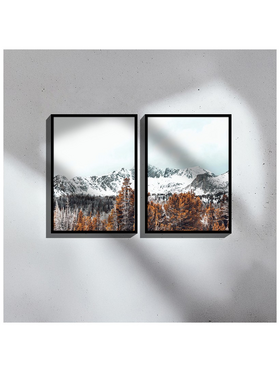 Πίνακας Essen i Pakoworld Δίπτυχος με Ψηφιακή Εκτύπωση και Πλαίσιο 33x1.5x48εκ