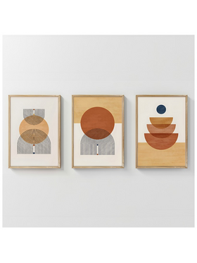 Πίνακας Mireta Pakoworld Τρίπτυχος με Ψηφιακή Εκτύπωση και Πλαίσιο 33x1.5x48εκ