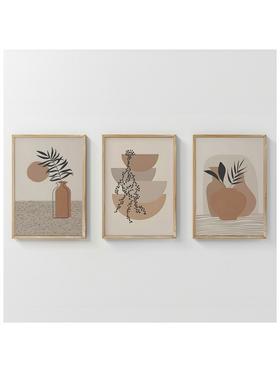 Πίνακας Derzy Pakoworld Τρίπτυχος με Ψηφιακή Εκτύπωση και Πλαίσιο 33x1.5x48εκ