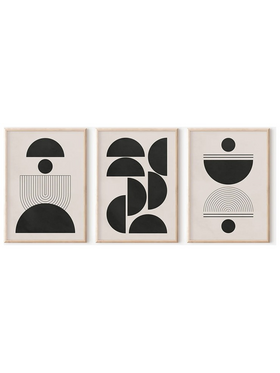 Πίνακας Sanxia  Pakoworld Τρίπτυχος με Ψηφιακή Εκτύπωση και Πλαίσιο 33x1.5x48εκ