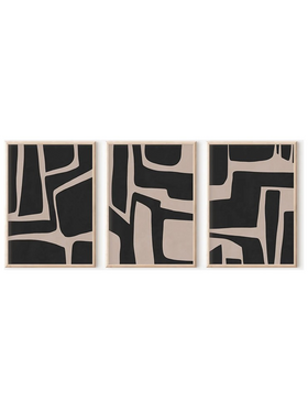 Πίνακας Jelenta  Pakoworld Τρίπτυχος με Ψηφιακή Εκτύπωση και Πλαίσιο 33x1.5x48εκ