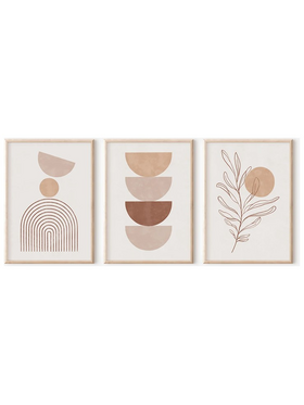 Πίνακας Teronja Pakoworld Τρίπτυχος με Ψηφιακή Εκτύπωση και Πλαίσιο 33x1.5x48εκ