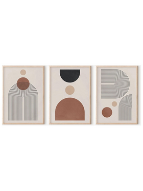 Πίνακας Klentie Pakoworld Τρίπτυχος με Ψηφιακή Εκτύπωση και Πλαίσιο 33x1.5x48εκ