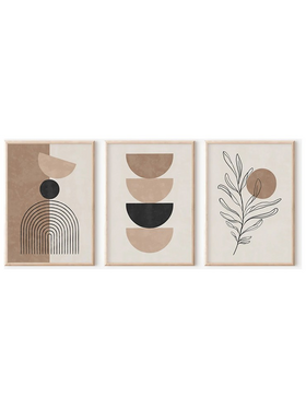 Πίνακας Voida Pakoworld Τρίπτυχος με Ψηφιακή Εκτύπωση και Πλαίσιο 33x1.5x48εκ