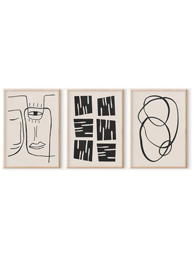 Πίνακας Lumora Pakoworld Τρίπτυχος με Ψηφιακή Εκτύπωση και Πλαίσιο 33x1.5x48εκ