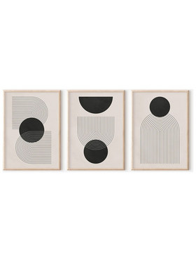 Πίνακας Caldra  Pakoworld Τρίπτυχος με Ψηφιακή Εκτύπωση και Πλαίσιο 33x1.5x48εκ