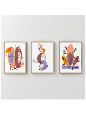 Πίνακας Viora Pakoworld Τρίπτυχος με Ψηφιακή Εκτύπωση και Πλαίσιο 33x1.5x48εκ