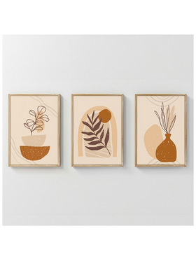 Πίνακας Zephy Pakoworld Τρίπτυχος με Ψηφιακή Εκτύπωση και Πλαίσιο 33x1.5x48εκ