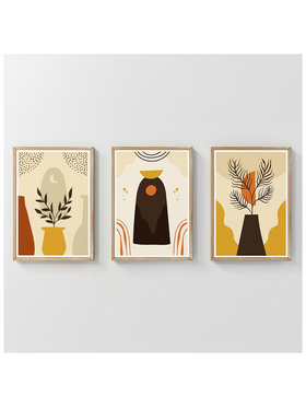 Πίνακας Caelo Pakoworld Τρίπτυχος με Ψηφιακή Εκτύπωση και Πλαίσιο 33x1.5x48εκ