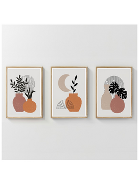 Πίνακας Erynd Pakoworld Τρίπτυχος με Ψηφιακή Εκτύπωση και Πλαίσιο 33x1.5x48εκ