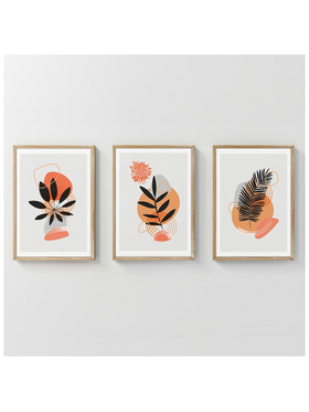 Πίνακας Virel Pakoworld Τρίπτυχος με Ψηφιακή Εκτύπωση και Πλαίσιο 33x1.5x48εκ