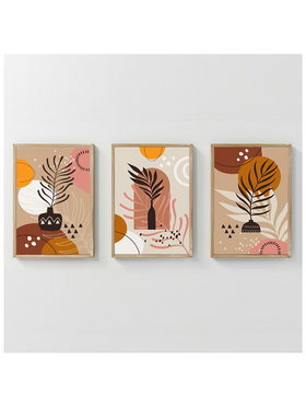 Πίνακας Nyxen Pakoworld Τρίπτυχος με Ψηφιακή Εκτύπωση και Πλαίσιο 33x1.5x48εκ