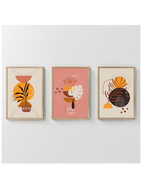 Πίνακας Solith Pakoworld Τρίπτυχος με Ψηφιακή Εκτύπωση και Πλαίσιο 33x1.5x48εκ