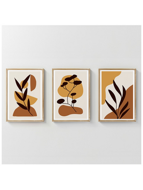 Πίνακας Oriv Pakoworld Τρίπτυχος με Ψηφιακή Εκτύπωση και Πλαίσιο 33x1.5x48εκ